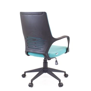 Кресло Everprof TRIO Black LB TM Ткань Бирюзовый